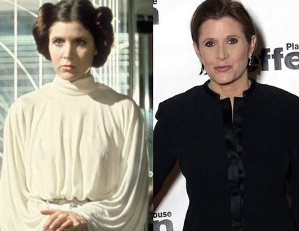 Carrie Fisher played Princess Leia on the original Star Wars Trilogy